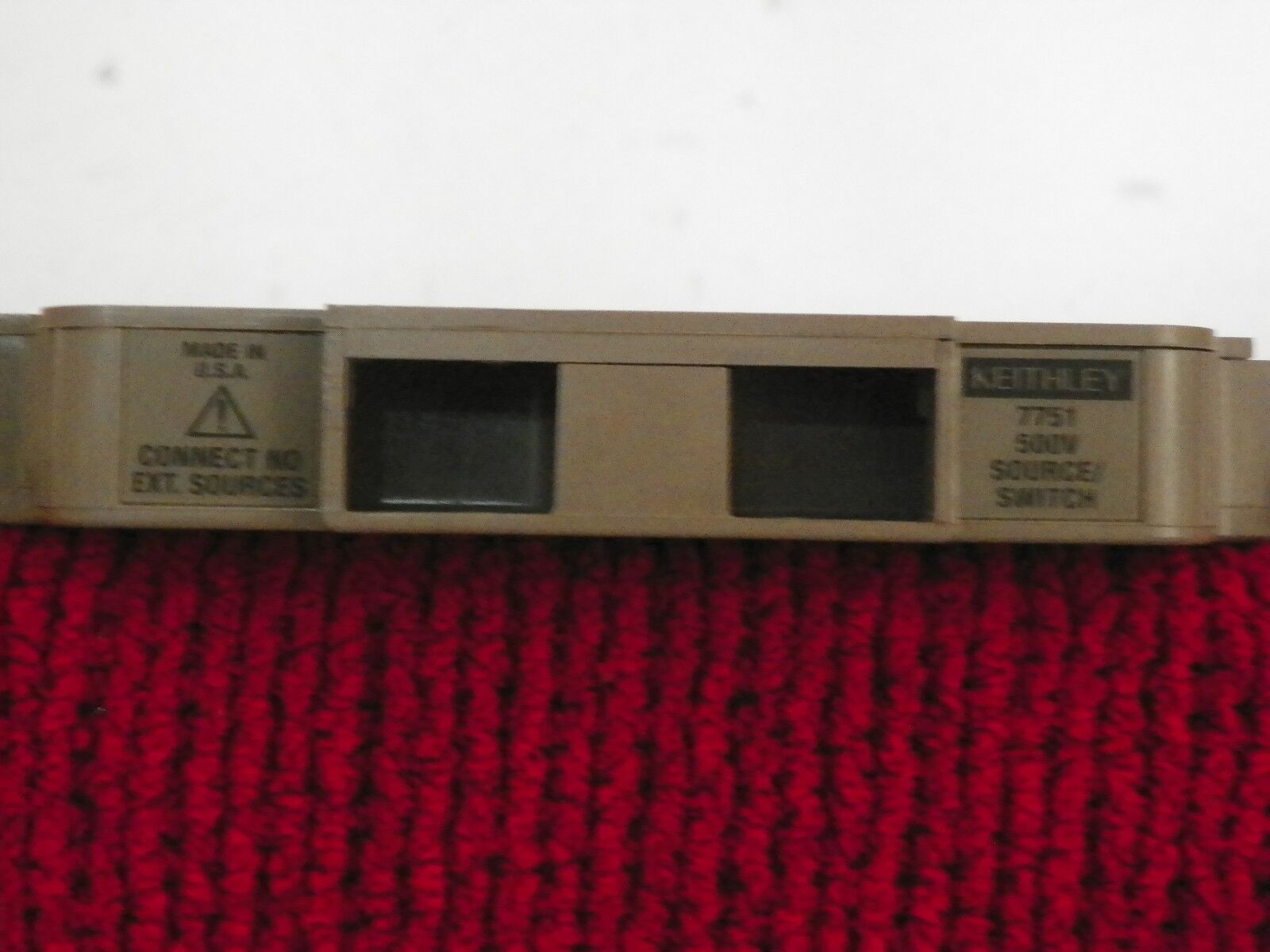 Keithley 7751 High Voltage Current Source/Switch Keithley shelf exp'ed NIST cal. Keithley 7751 High Voltage Current Source/Switch Keithley shelf exp'ed NIST cal.